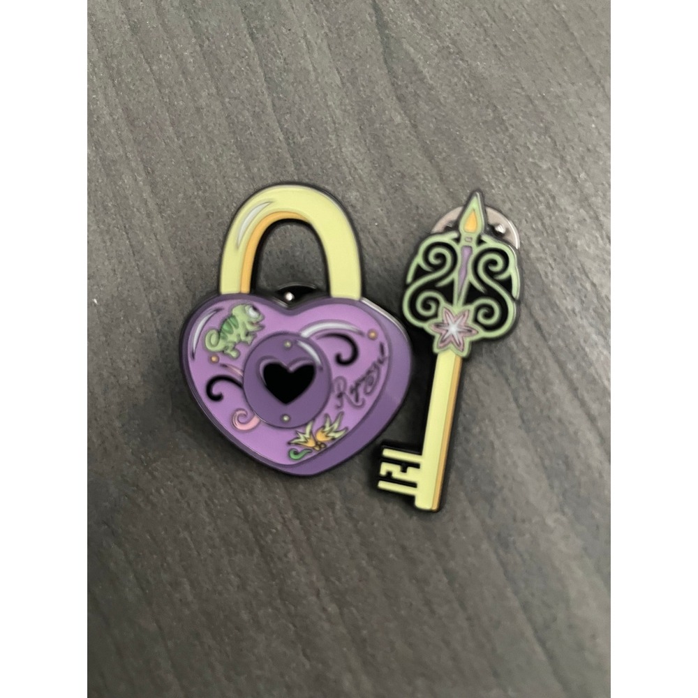 Disney Princess Mystery Pin Rapunzel Lock and Key Tangled Loungefly